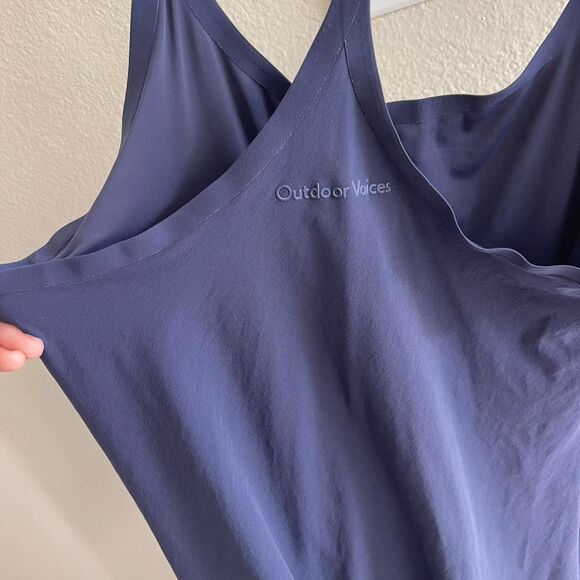 Outdoor-voices Women's Navy Blue Athletic Dress Built in Shorts S/M - Picture 6 of 7